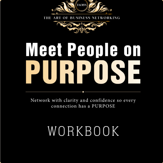 Meet People on PURPOSE Workbook cover by Sherry Kirksy